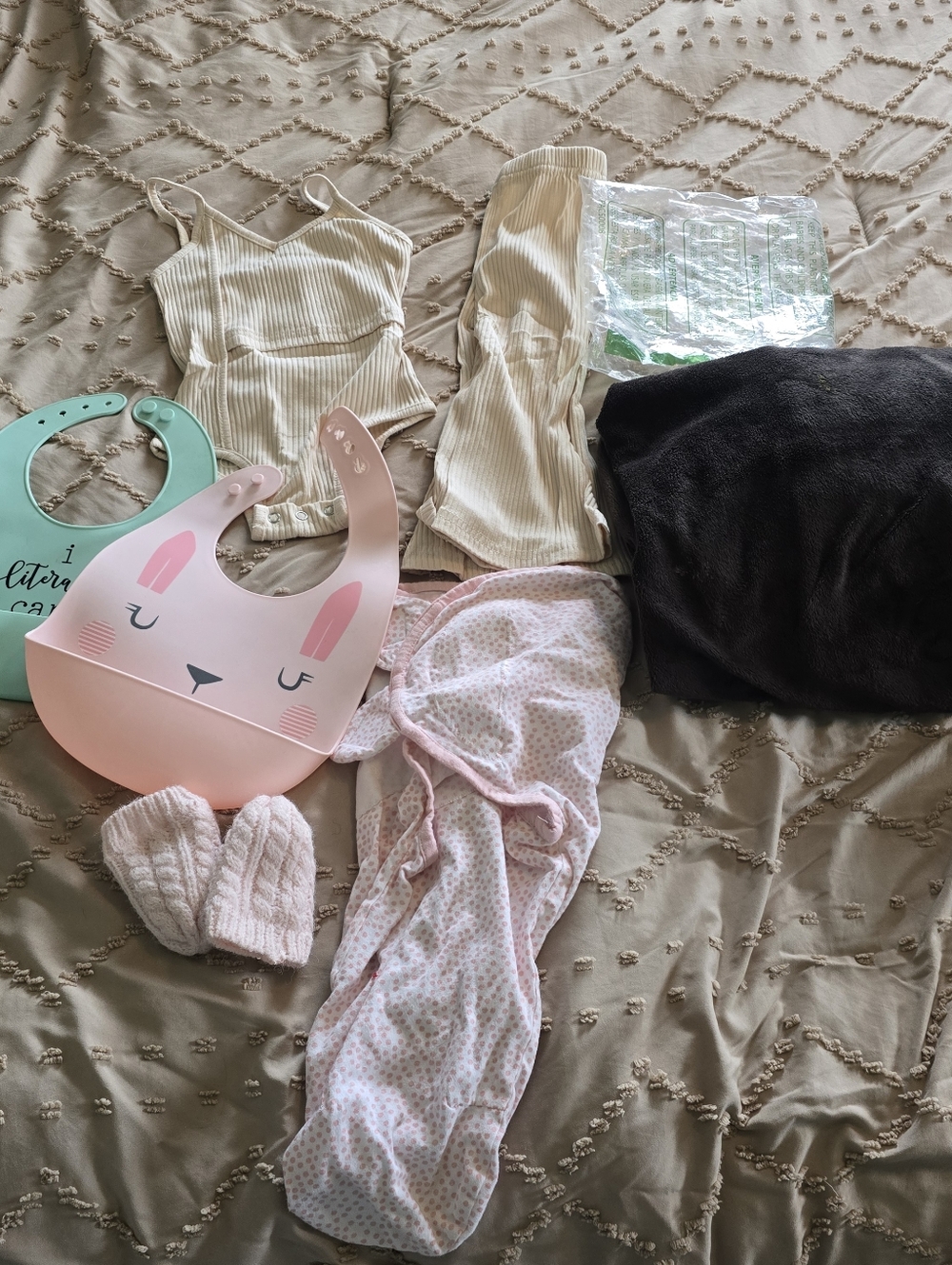 Baby girl bundle items